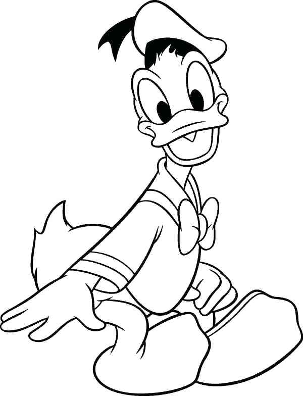 Donald Duck Printable Coloring Pages at GetColorings.com | Free ...