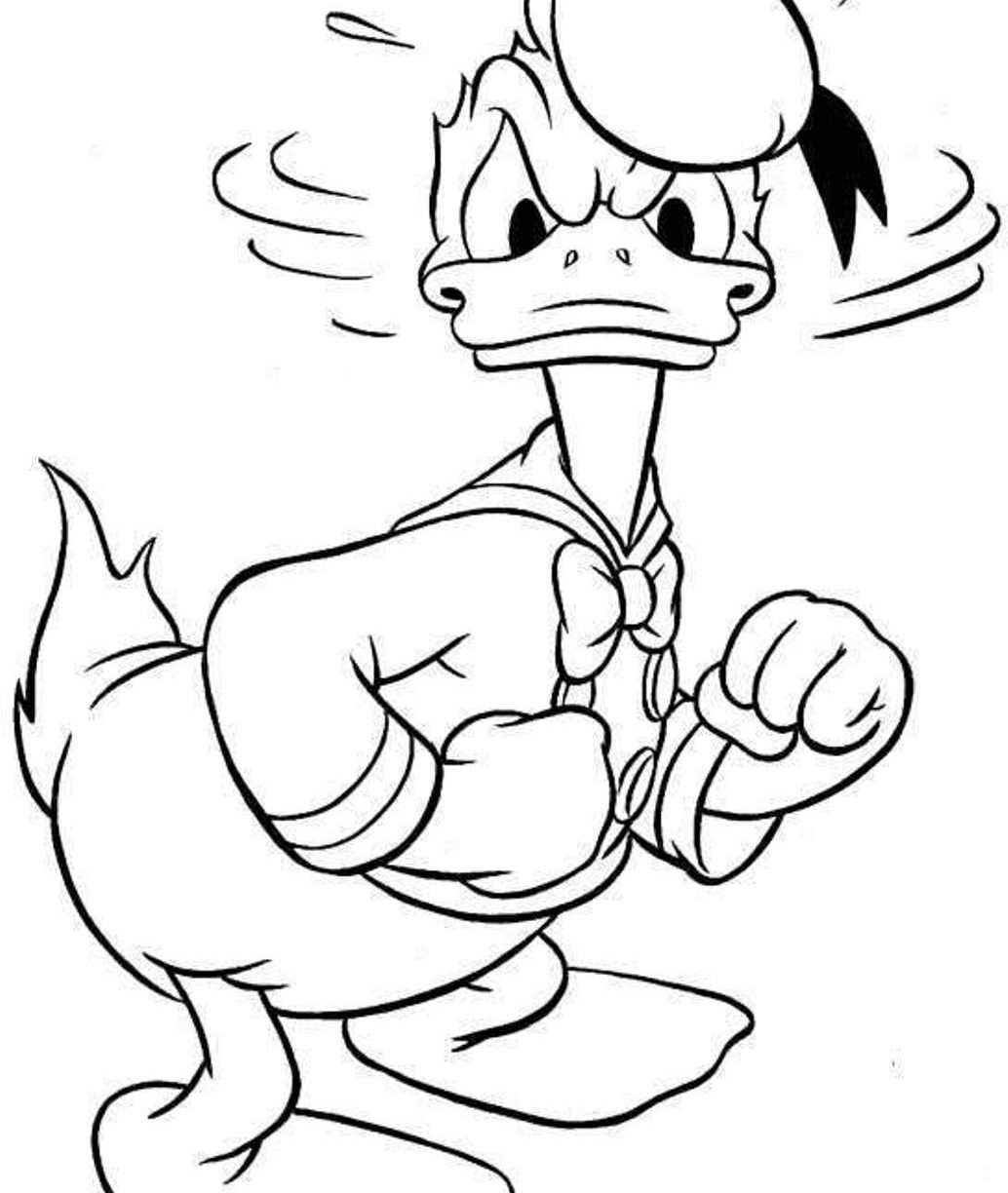 Stunning Donald Duck Coloring Pages Printable 1034x1224 Stunning Donald Duck Coloring Pages Printable