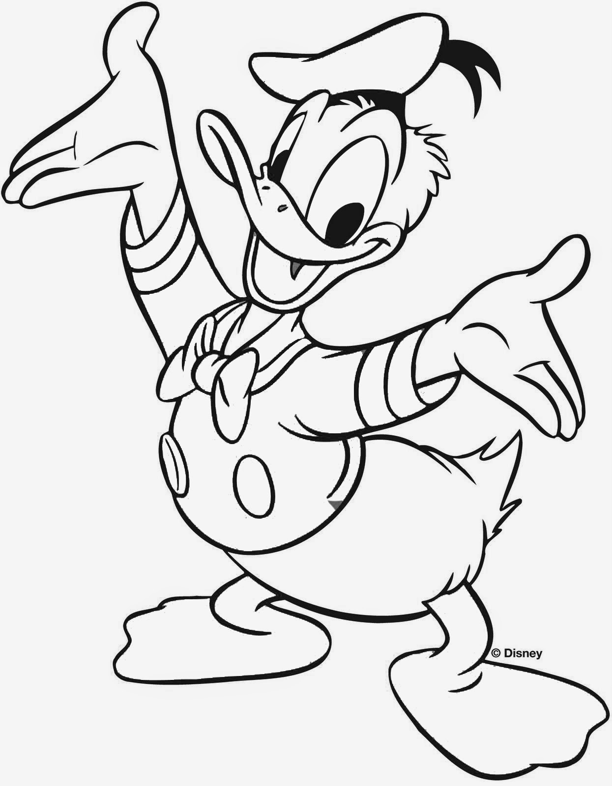 Chic And Creative Donald Duck Coloring Pages 2 To Print Printable 1245x1600 Chic And Creative Donald Duck Coloring Pages 2 To Print Printable