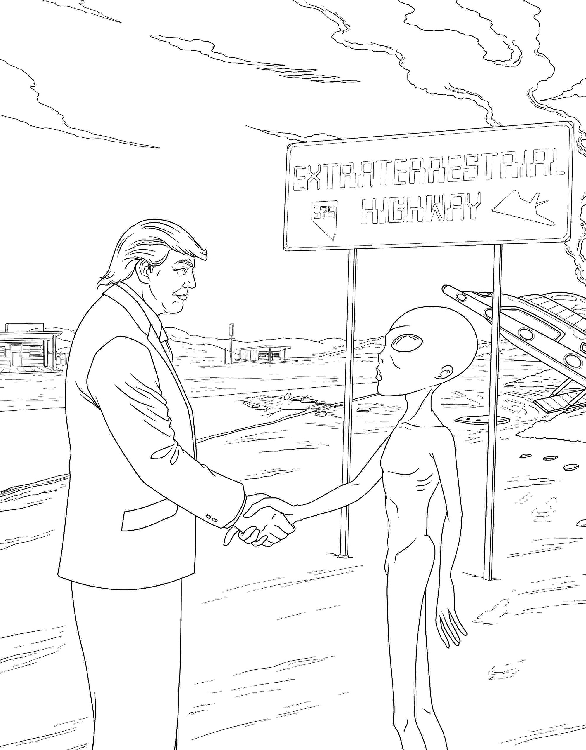 2003x2560 The Trump Coloring Book (9781682610282) M. G. Anthony