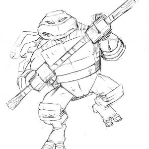 300x300 Ninja Turtles Coloring Pages Donatello Inspiration Teenage Mutant