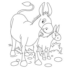 Top 10 Free Printable Donkey Coloring Pages Online 230x230 Top 10 Free Printable Donkey Coloring Pages Online
