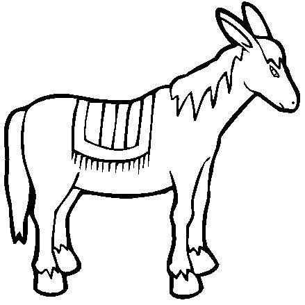Donkey Coloring Pages 11.jpg Nativity Animals Donkey 439x439 Donkey Coloring Pages 11.jpg Nativity Animals Donkey