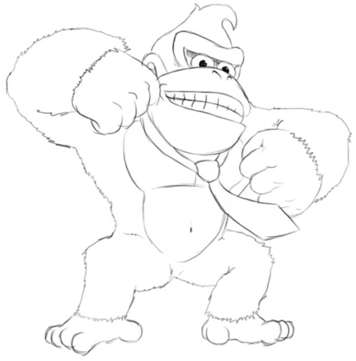 Print Mario Donkey Kong Coloring Pages Or Download Mario Donkey 695x706 Print Mario Donkey Kong Coloring Pages Or Download Mario Donkey