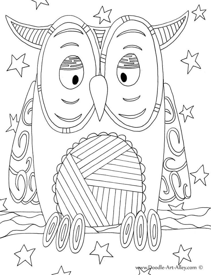 Bird Coloring Pages Doodle Art Alley Owl Classroom Animal 736x960 Bird Coloring Pages Doodle Art Alley Owl Classroom Animal