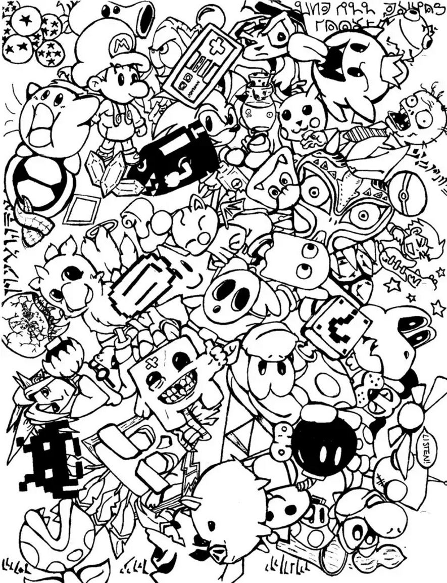 885x1153 Doodle Art Doodling 5