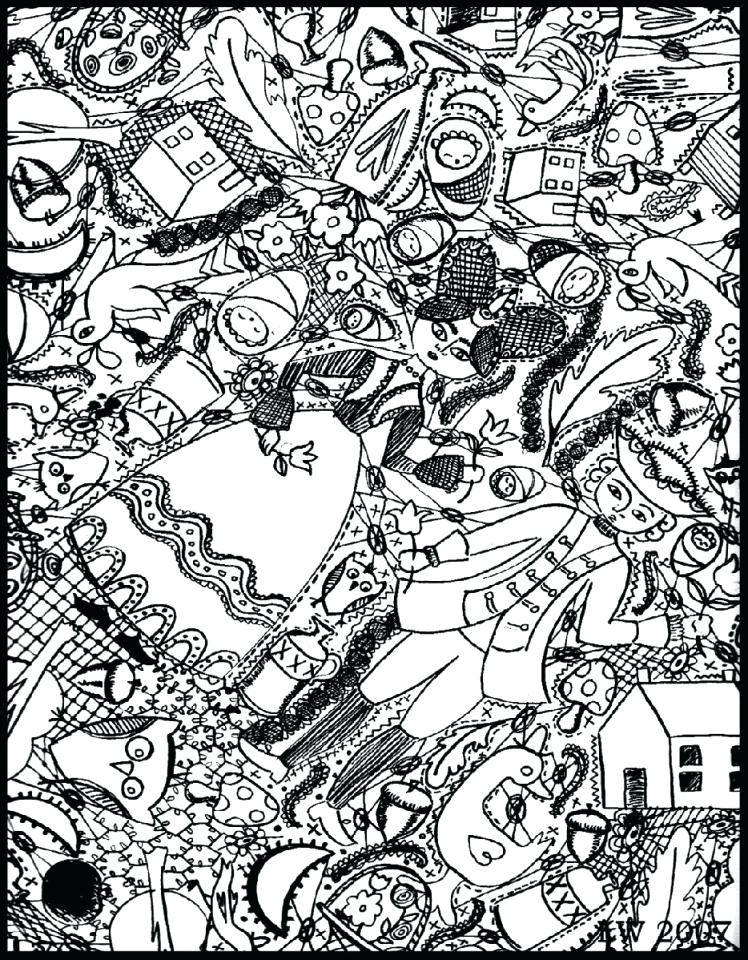 748x960 Doodle Art Coloring Pages Free Doodle Art Coloring Pages