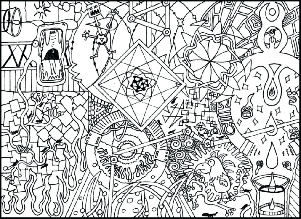 1024x744 Doodle Coloring Page