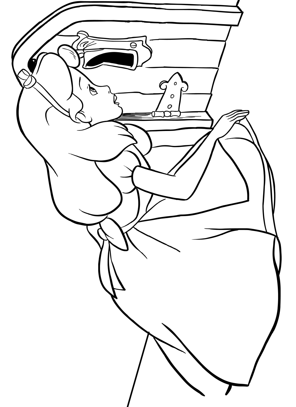 Alice With The Small Speaker Door Coloring Pages 992x1364 Alice With The Small Speaker Door Coloring Pages