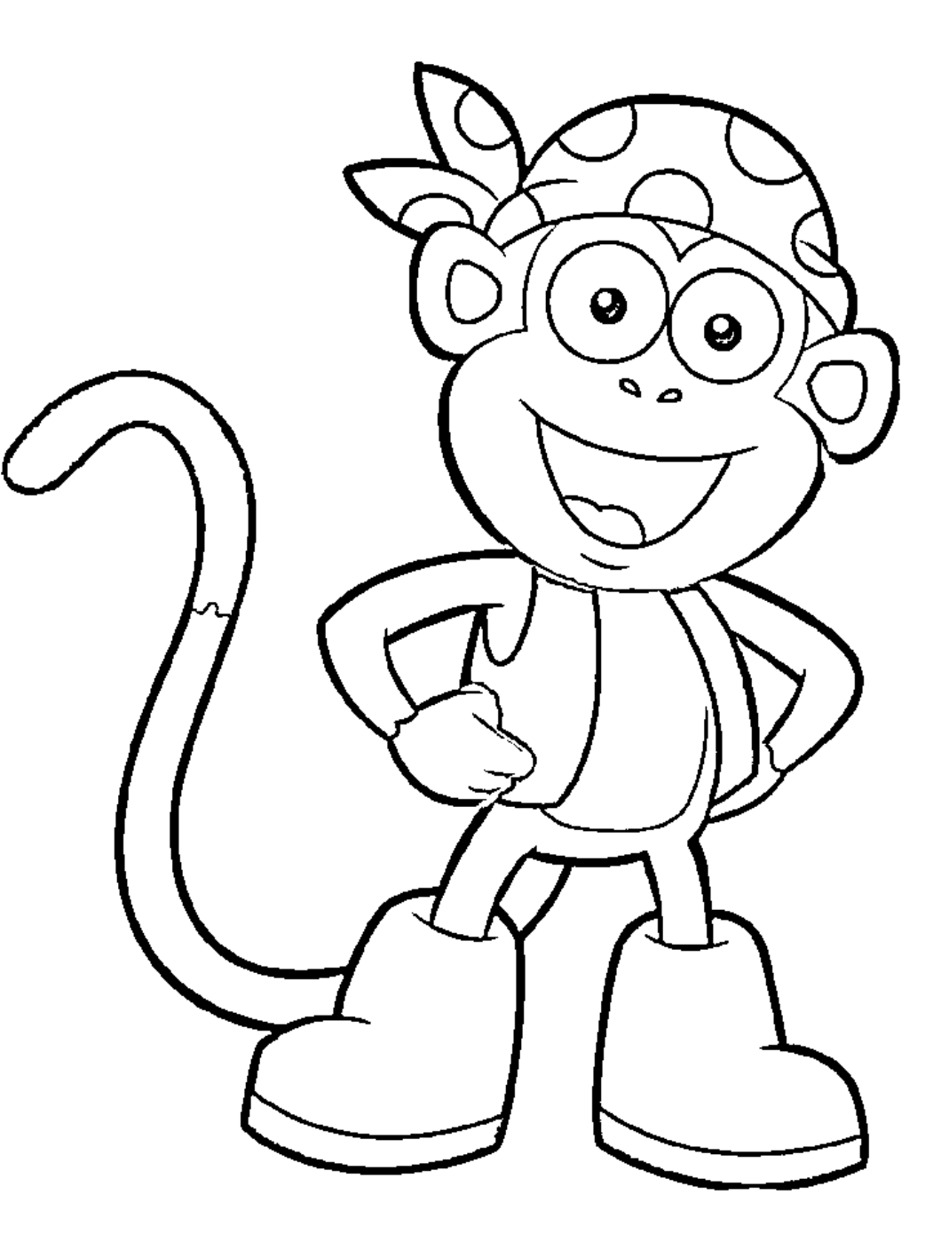 Dora And Boots Coloring Pages at GetColorings.com | Free printable ...