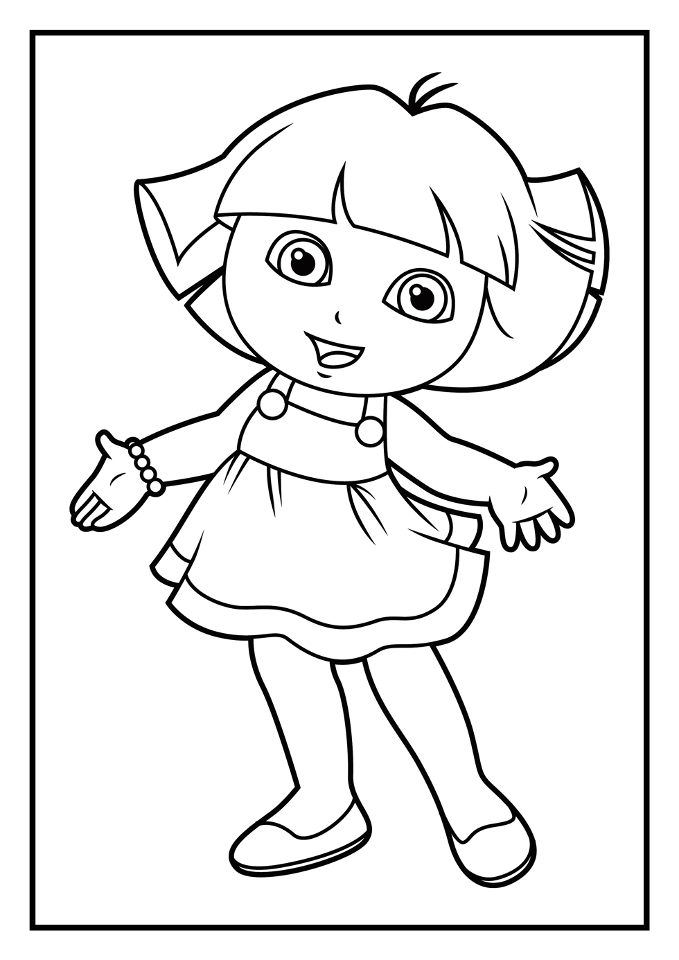 980x1386 Dora Coloring Pages Diego Coloring Pages