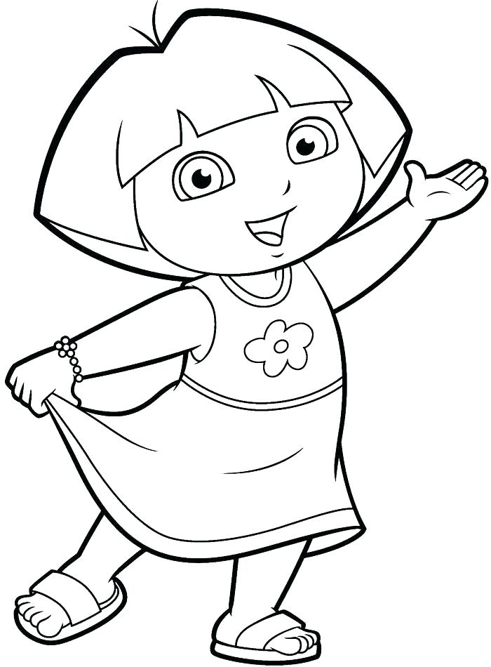 Dora Coloring Pages at GetColorings.com | Free printable colorings ...