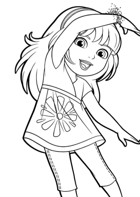 592x831 Dora And Friends Coloring Pages Kids N Fun 6 Coloring Pages