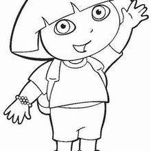 220x220 Dora The Explorer Coloring Pages