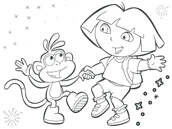 700x526 Dora The Explorer Coloring Pages To Print Coloring Pages Printable