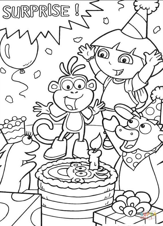 564x778 Marvellous Design Dora The Explorer Coloring Pages Printable