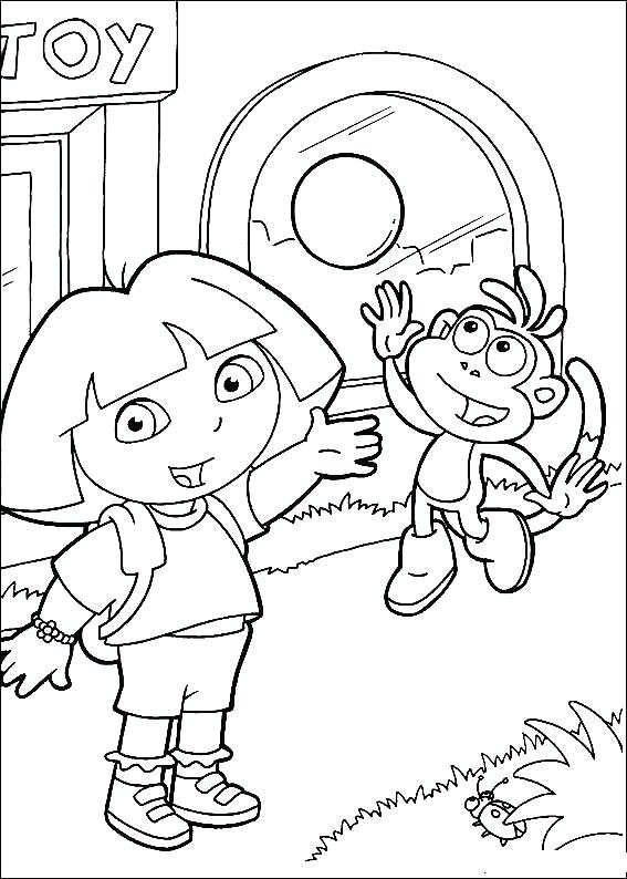 Explorer Coloring Pages Free Printable Printable Coloring Dora 567x794 Explorer Coloring Pages Free Printable Printable Coloring Dora