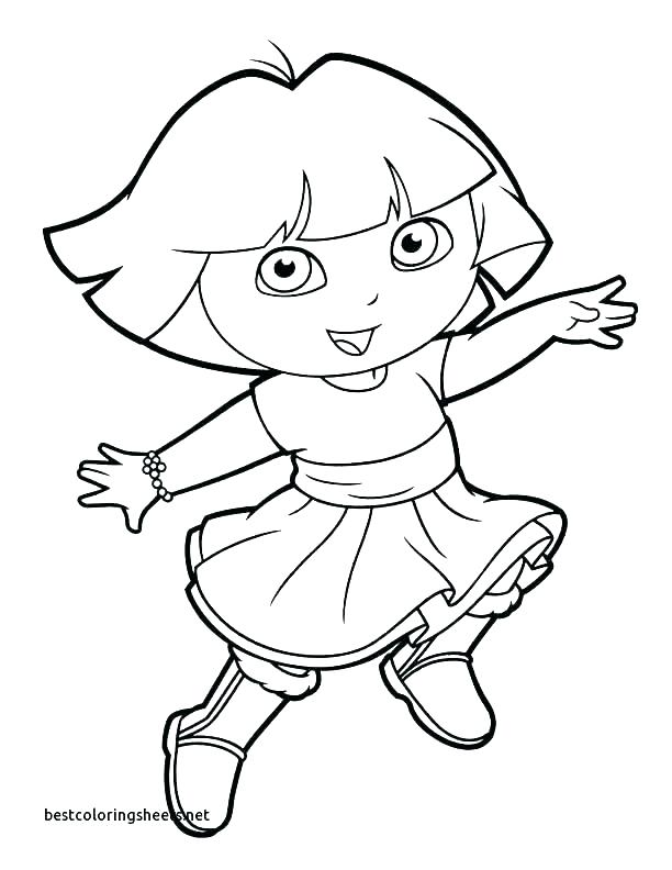Printable Coloring Pages Dora Yongtjun 612x792 Printable Coloring Pages Dora Yongtjun