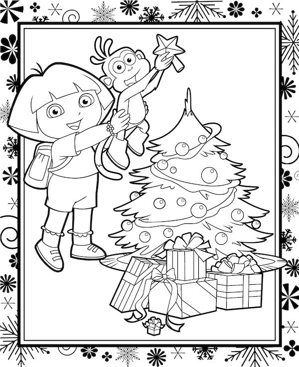 600x736 Christmas Coloring Pages Christmas Colors, Celebrating Christmas