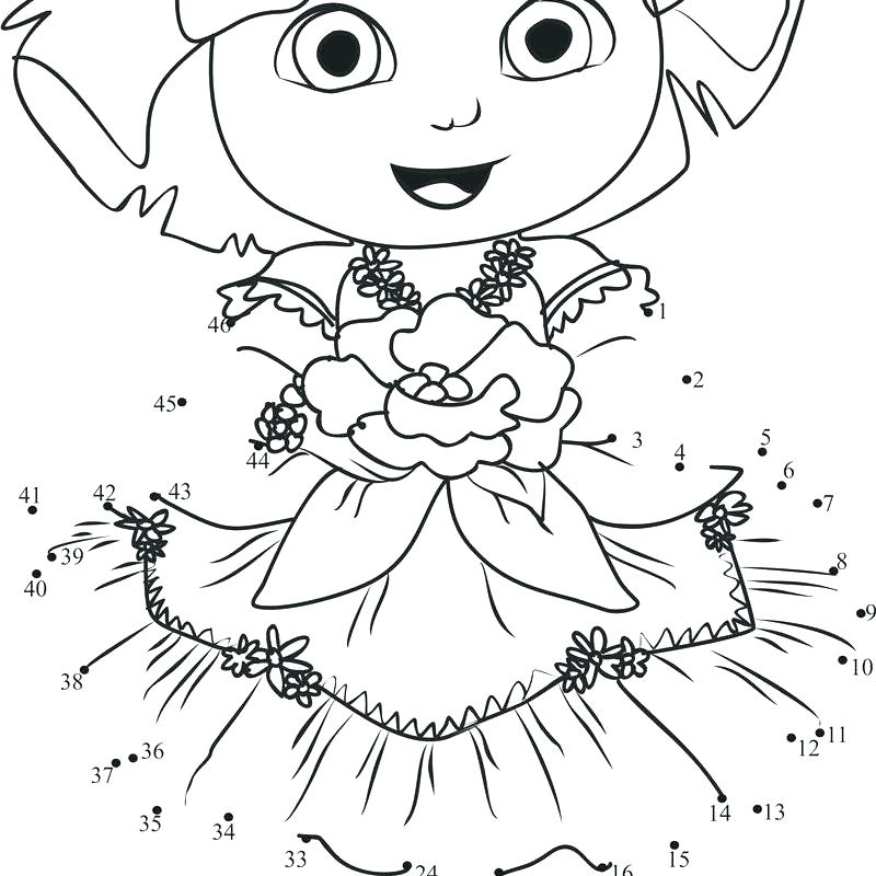 Dora The Explorer Christmas Coloring Pages at GetColorings.com | Free ...