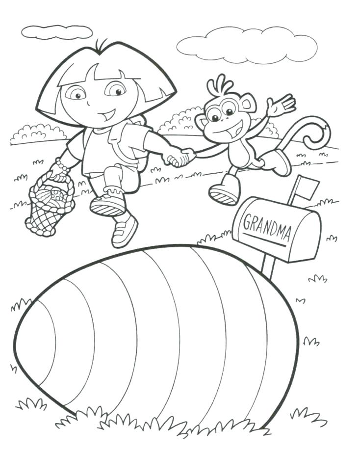 732x925 Printable Dora The Explorer Coloring Pages The Explorer Free
