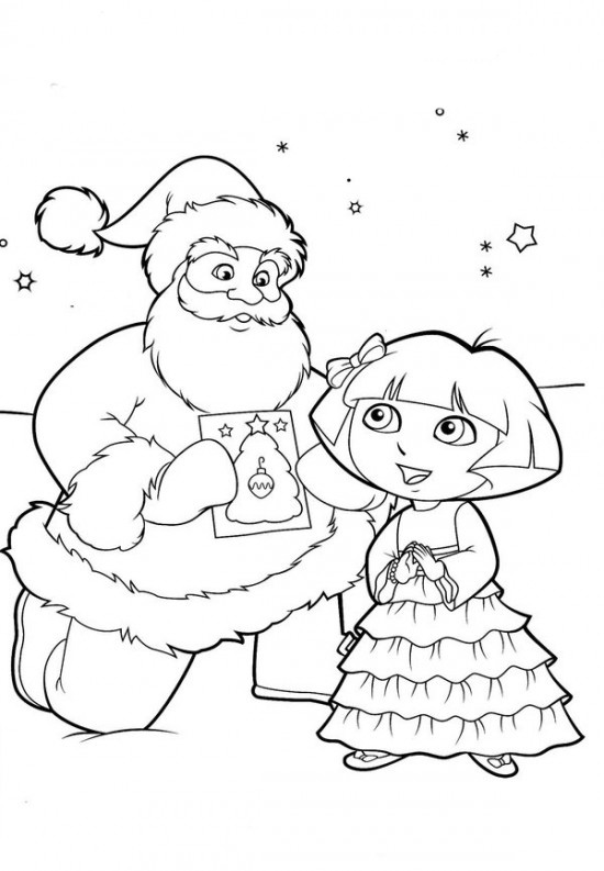 550x793 Colorear Dora La Exploradora. Dora La Exploradora