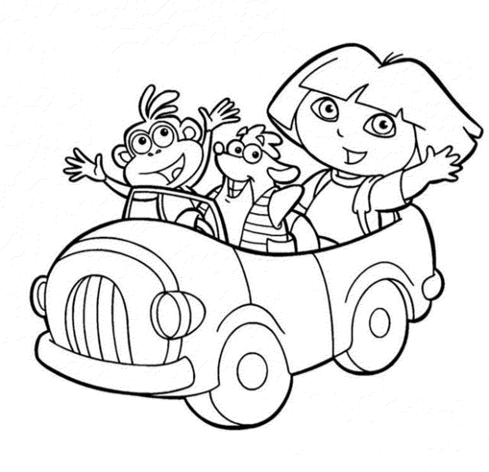 2000x1929 Security Dora The Explorer Coloring Pages Pdf
