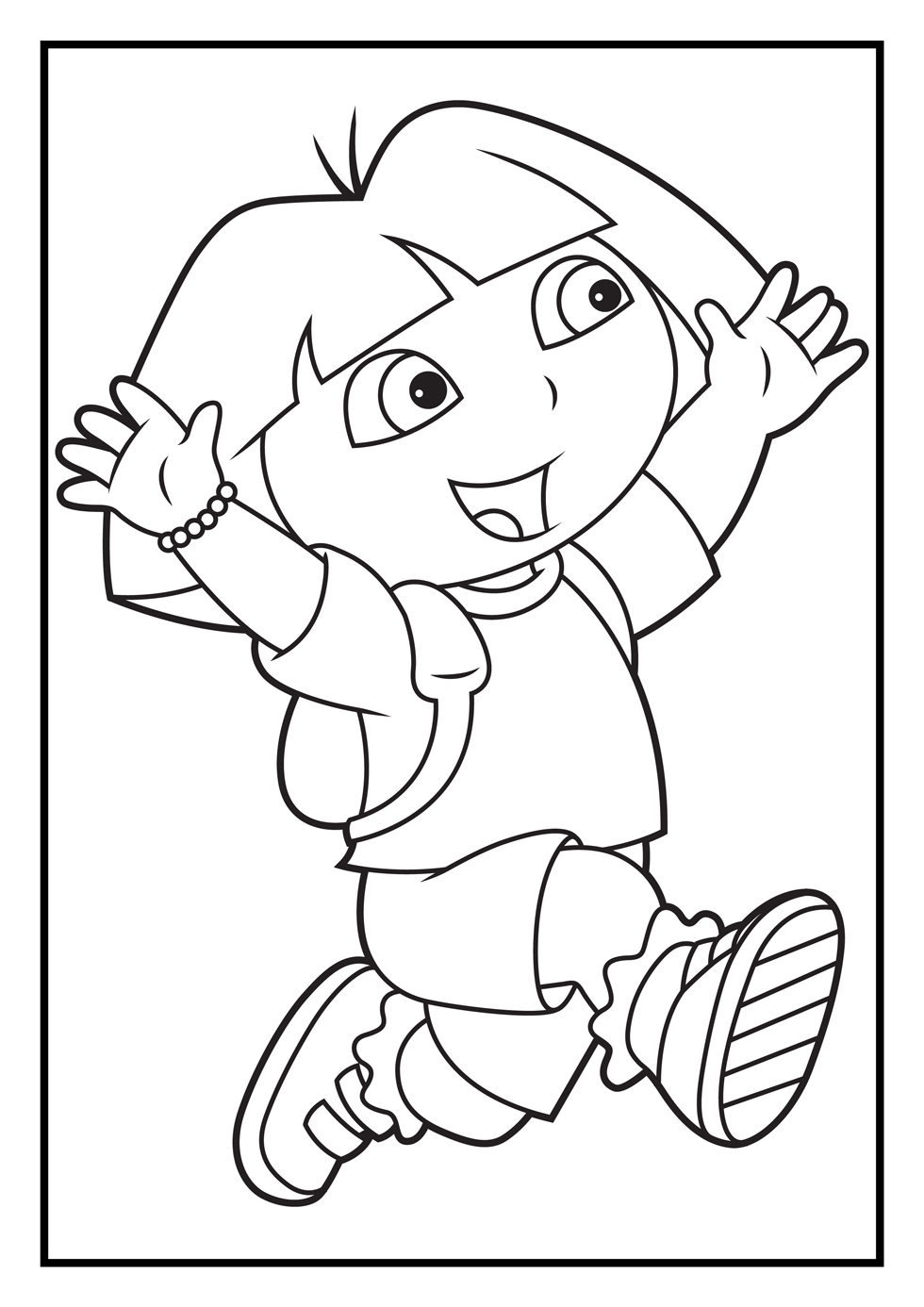 980x1386 Dora Coloring Pages Diego Coloring Pages