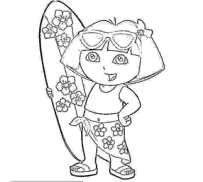 664x595 Dora The Explorer Color Pages Explorer Coloring Pages Free