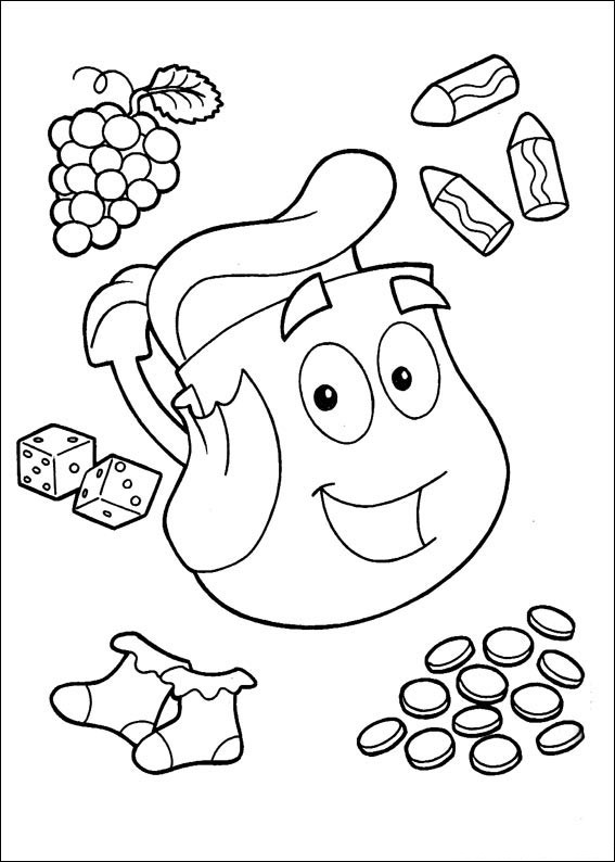 567x794 Dora The Explorer Coloring Pages Dora The Explorer Coloring Pages