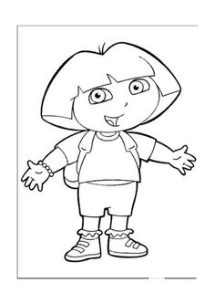 236x333 Dora The Explorer Coloring Pages