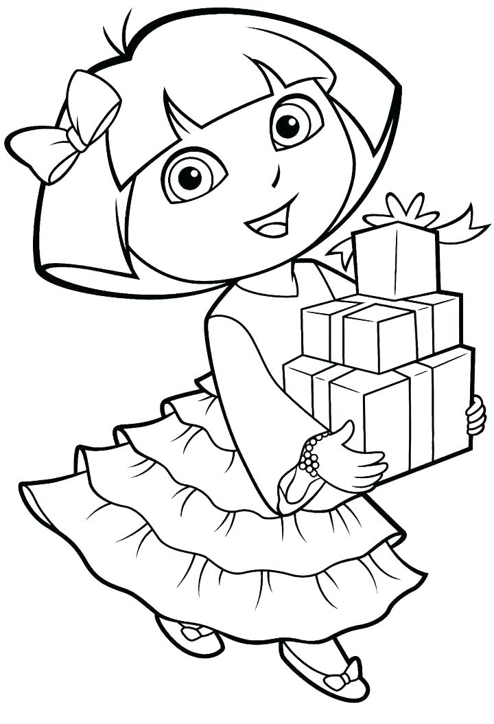 720x1054 Dora Explorer Coloring Pages Hello The Explorer Coloring Pages