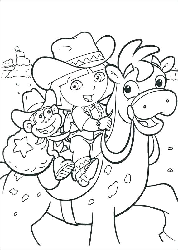 571x800 Dora Printable Coloring Pages Coloring Book Medium Size