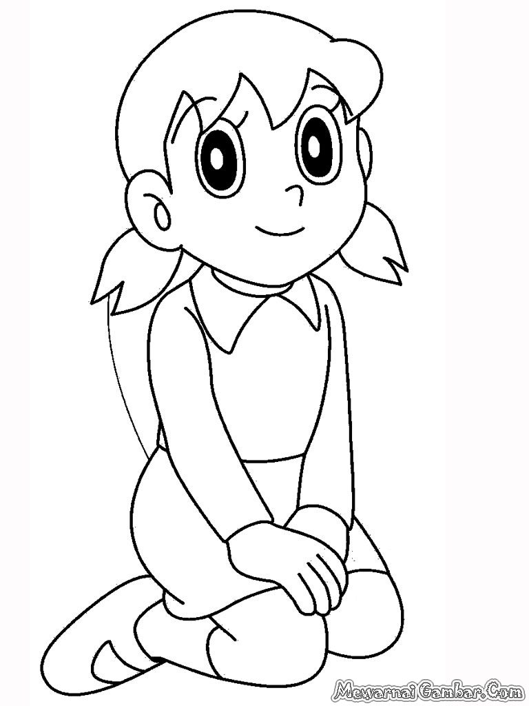 768x1024 Doraemon Coloring Pages Dekisugifree For Sizuka From General