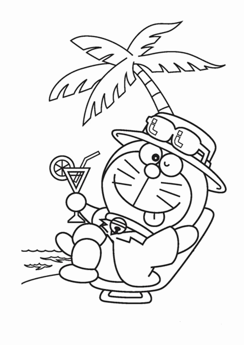 1031x1460 Coloring Pages To And Print For Free Doraemon Coloring Pages