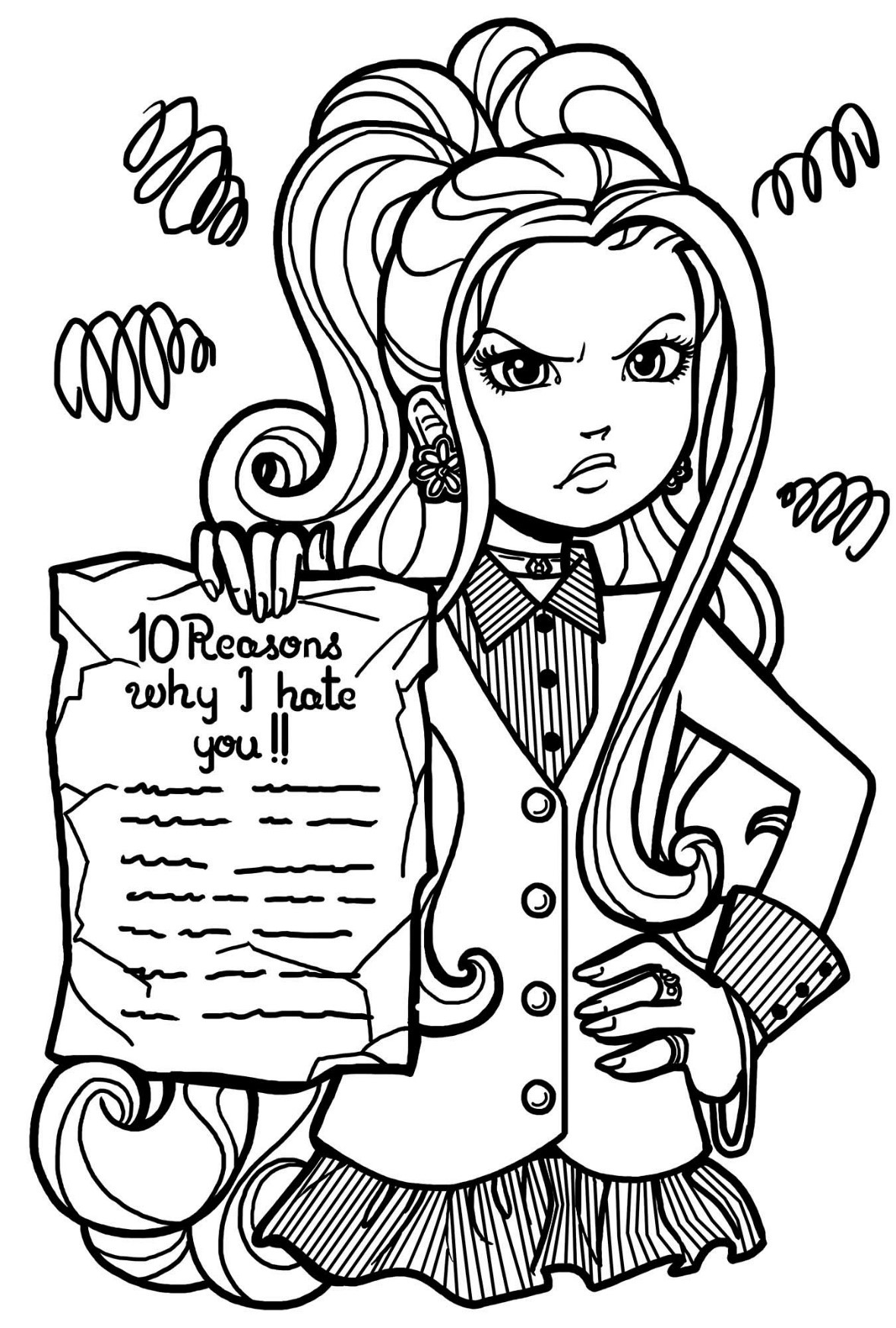 1179x1746 Dork Diaries Coloring Pages Image Jpg The Wiki Fandom
