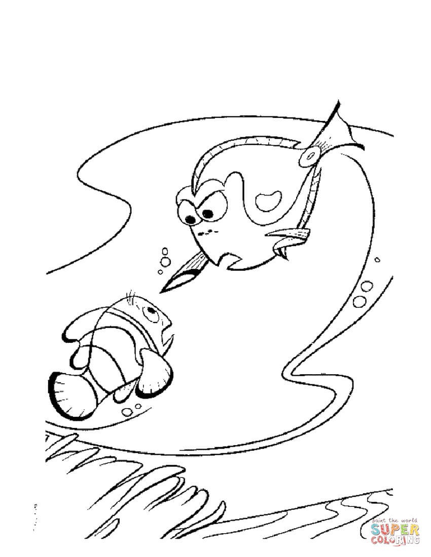 850x1100 Nemo Jellyfish Coloring Pages New Dory Coloring Page