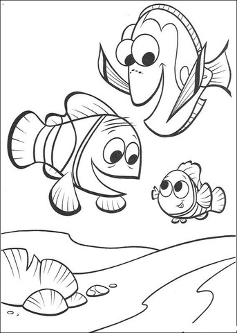 343x480 Nemo Printable Coloring Pages Luxury Marlin Dory Nemo Coloring