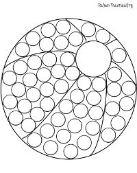 200x252 Do A Dot Rainbow Template