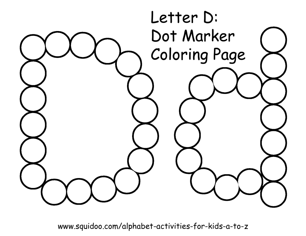 1024x791 Dot Marker Coloring Pages