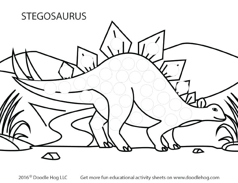 792x612 Free Dot Marker Coloring Pages