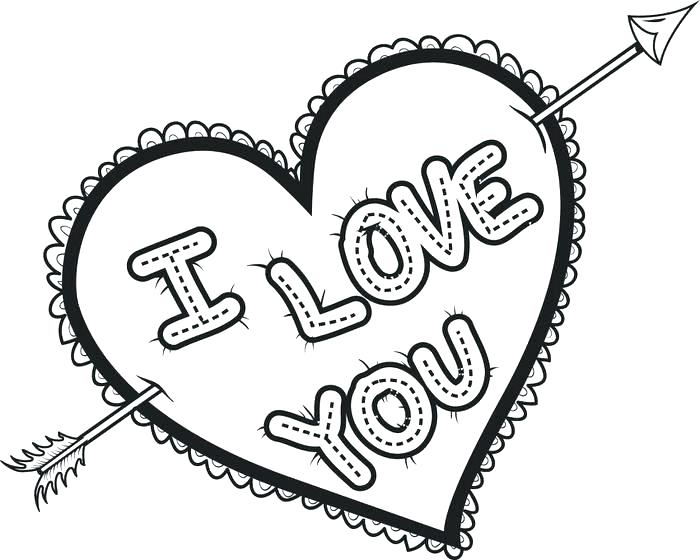 700x560 Coloring Pages Heart Colouring Pages Love Heart Valentines Heart