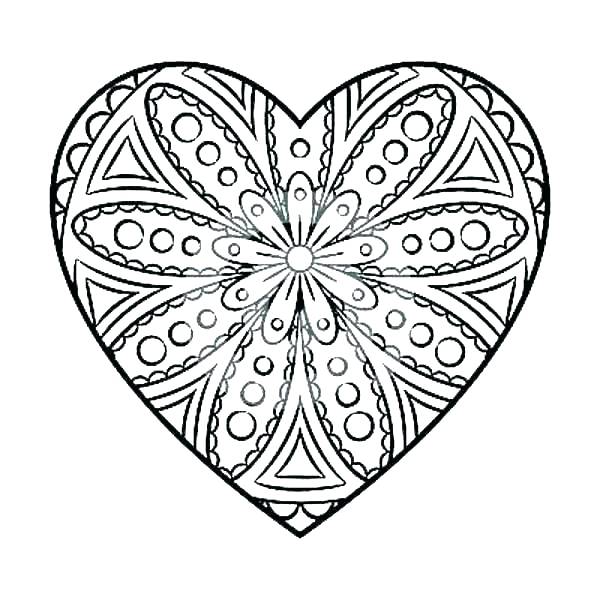 Double Heart Coloring Pages at getrosemaryblog Blog