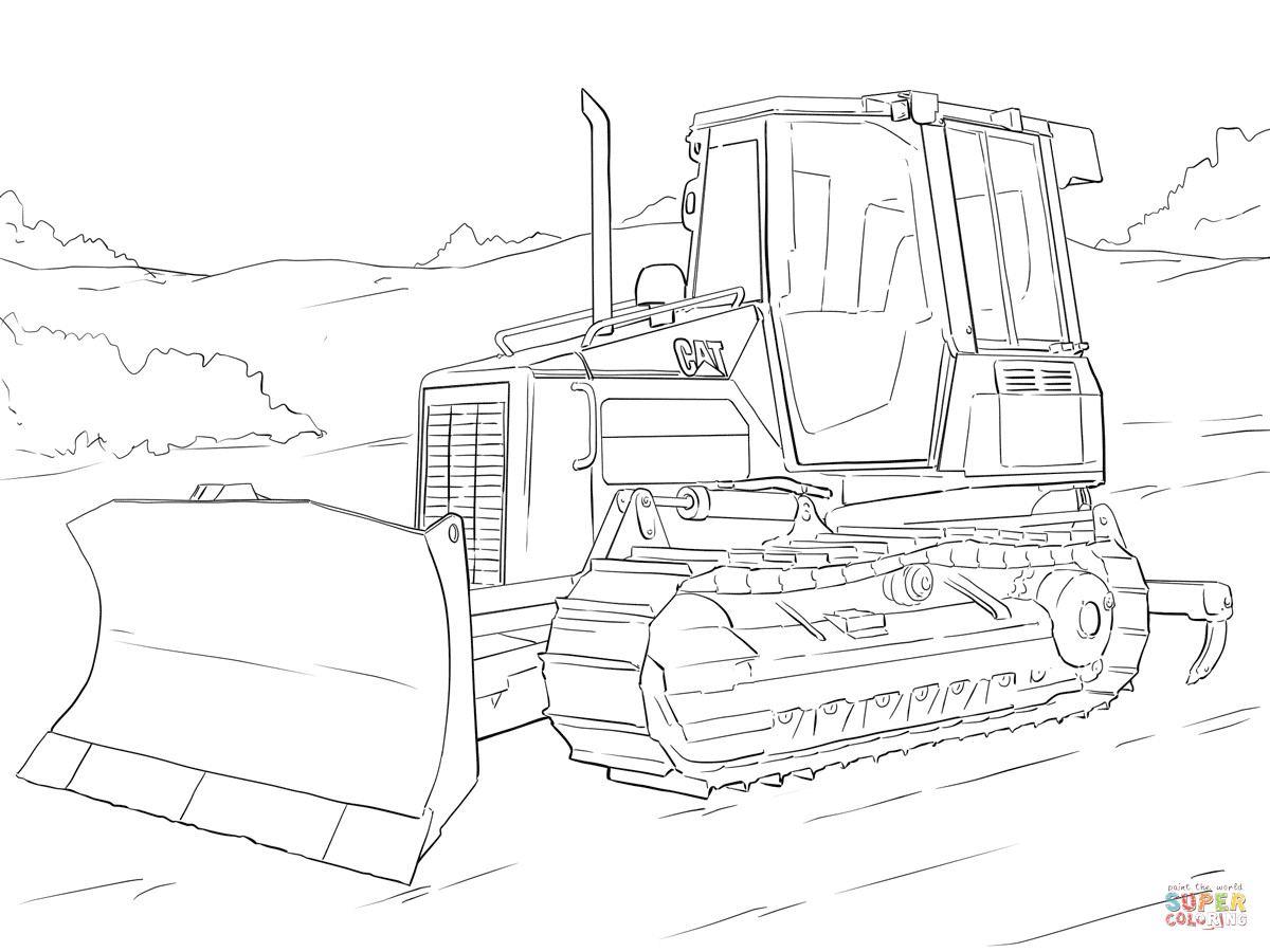 Bulldozer Coloring Pages To Download And Print Simple Bull Dozer 1200x900 Bulldozer Coloring Pages To Download And Print Simple Bull Dozer