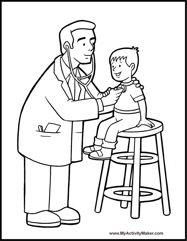618x798 Doctor Coloring Pages