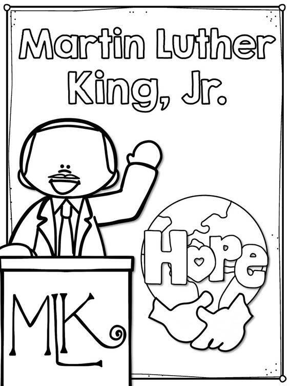 564x752 Free P Nice Martin Luther King Coloring Pages