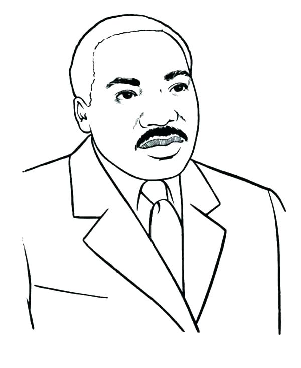 Dr Martin Luther King Jr Coloring Pictures Martin King Jr Coloring 600x733 Dr Martin Luther King Jr Coloring Pictures Martin King Jr Coloring