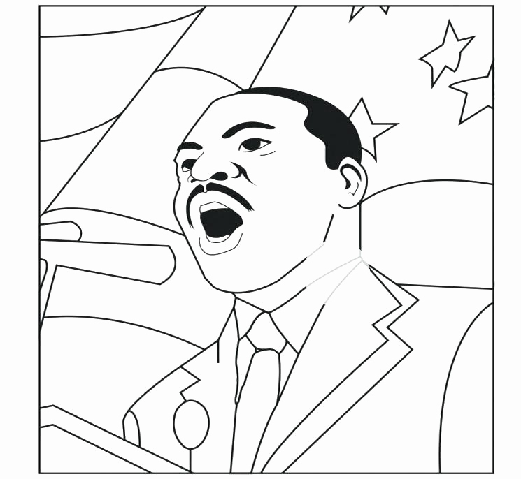 Free Mlk Coloring Pages Pictures Dr Martin Luther King Jr Coloring 745x686 Free Mlk Coloring Pages Pictures Dr Martin Luther King Jr Coloring