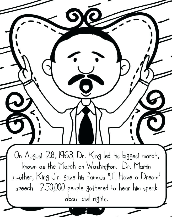 Free Printable Martin Luther King Coloring Pages Free Printable 720x911 Free Printable Martin Luther King Coloring Pages Free Printable