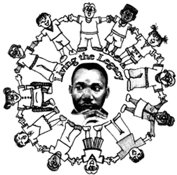 Martin Luther King Clipart Martin Luther King Coloring Page 600x592 Martin Luther King Clipart Martin Luther King Coloring Page